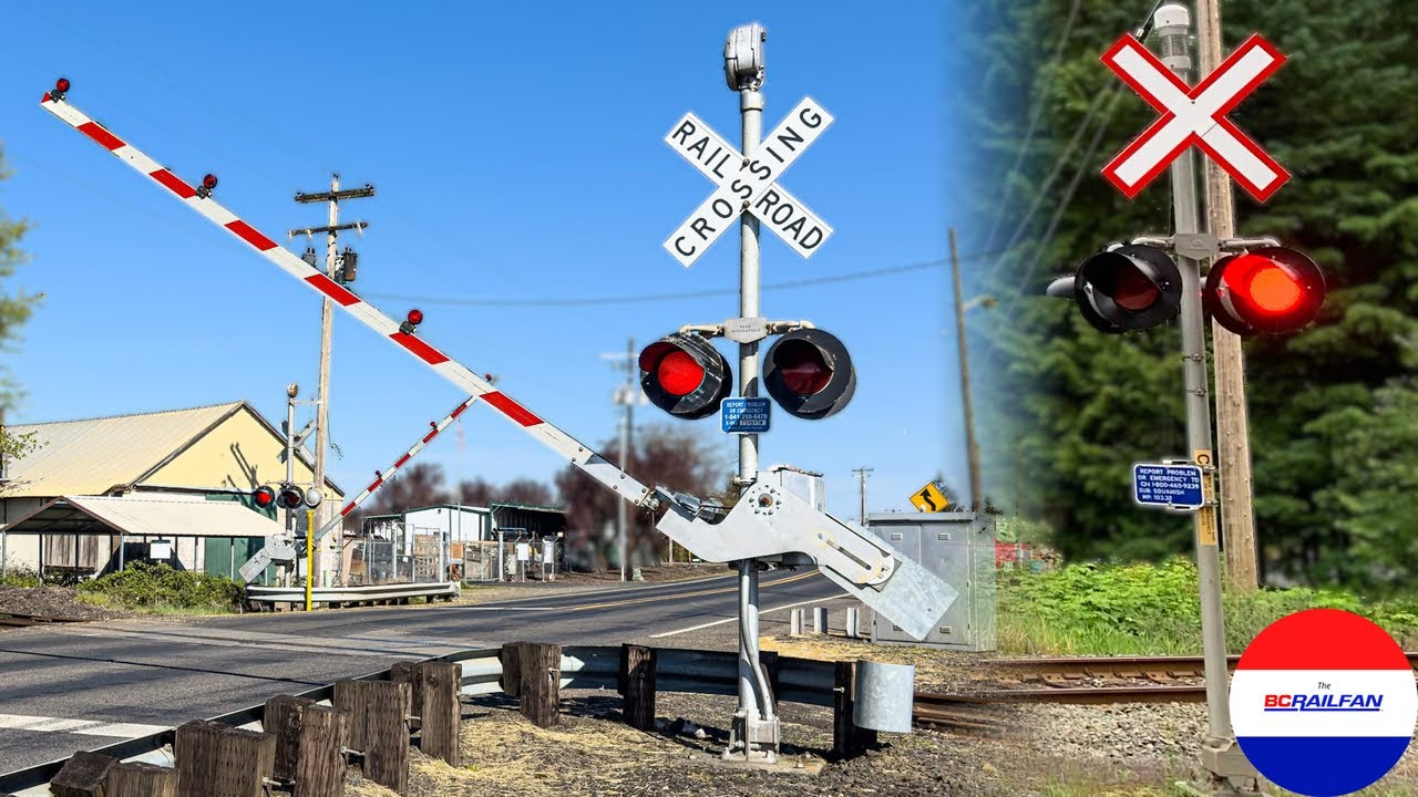 Railroad Crossings with Rare Bells Compilation
