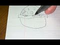 Drawing Flamingo in Ramen Bowl part 3