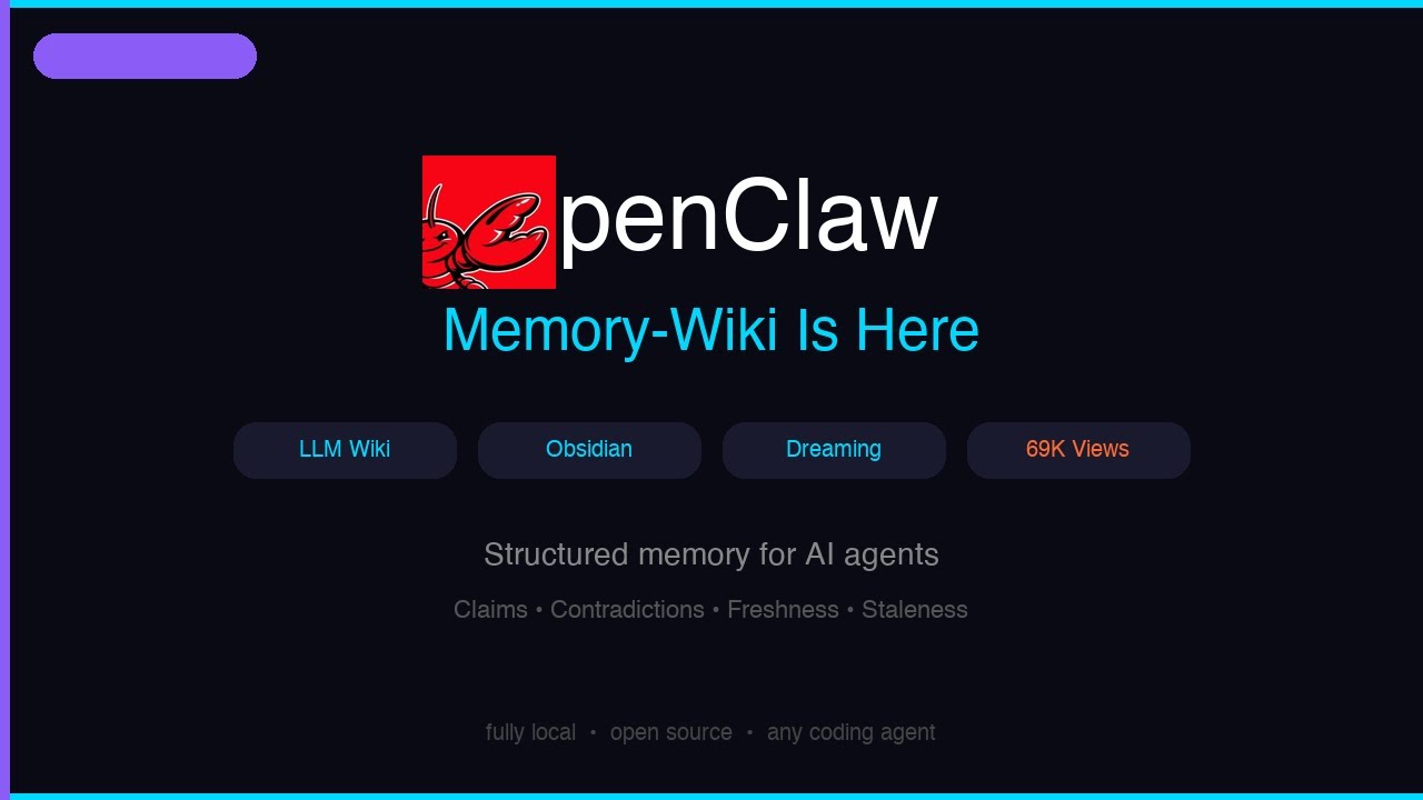 OpenClaw Memory-Wiki — Structured Memory for AI Agents - YouTube