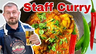 Staff Curry. 😲 Is this what chefs eat in Restaurants?🌶️🌶️