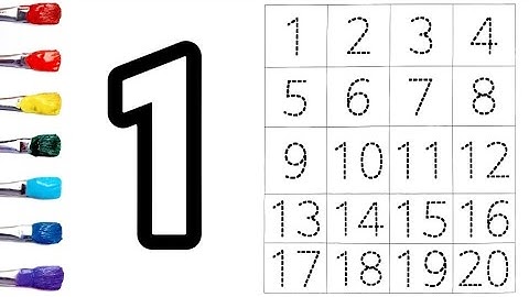 [숫자놀이]1부터20 까지 영어로 숫자세기/숫자배우기/숫자공부