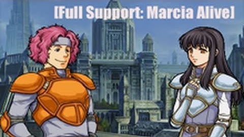 Fire Emblem: PoR - Astrid & Makalov - Full Support Conversation (With Marcia Alive)
