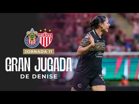 DENISE SCORES THE SECOND GOAL FOR CHIVAS FEMENIL! 🐐