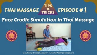 How to Simulate a Face Cradle on a Thai Massage Floor Mat