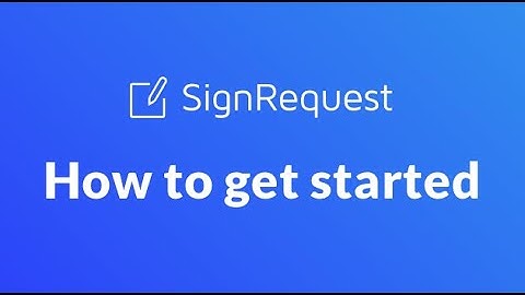 How to get started