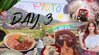 [Vlog] วิธีเดินทางจากโอซาก้าไปเกียวโต นั่งรถไฟสายโรแมนติก ป่าไผ่ วัดน้ำใส ซื้อของฝาก Kyoto Osaka 🌸🇯🇵