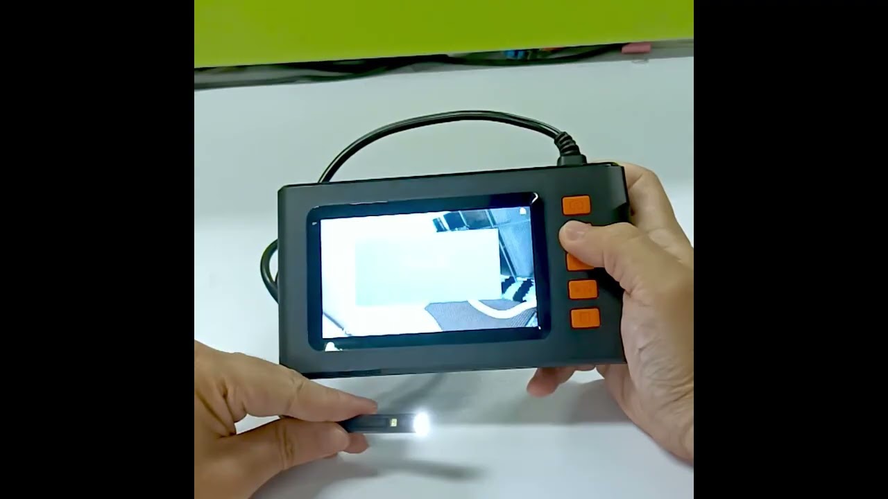 Single & Dual Lens Endoscope Camera with 8 Led 1080P 4.3 INC