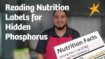 Reading Nutrition Labels for Hidden Phosphorus