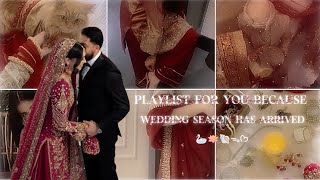 𝐏𝐥𝐚𝐲𝐥𝐢𝐬𝐭 𝐟𝐨𝐫 𝐲𝐨𝐮 𝐜𝐮𝐳 𝐰𝐞𝐝𝐝𝐢𝐧𝐠 𝐬𝐞𝐚𝐬𝐨𝐧 𝐡𝐚𝐬 𝐚𝐫𝐫𝐢𝐯𝐞𝐝 💌🫧 #bollywoodmusic #vibessongs #explorepage #ytviral