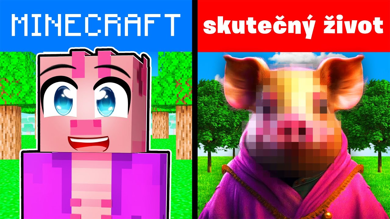 Takto VYPADÁ Minecraft ŽIVOT v REALITĚ!