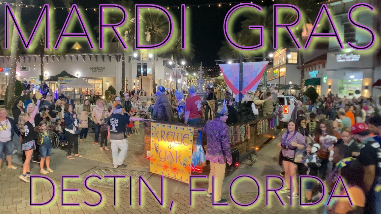 Destin, Florida Mardi Gras Celebration at the Destin Commons YouTube