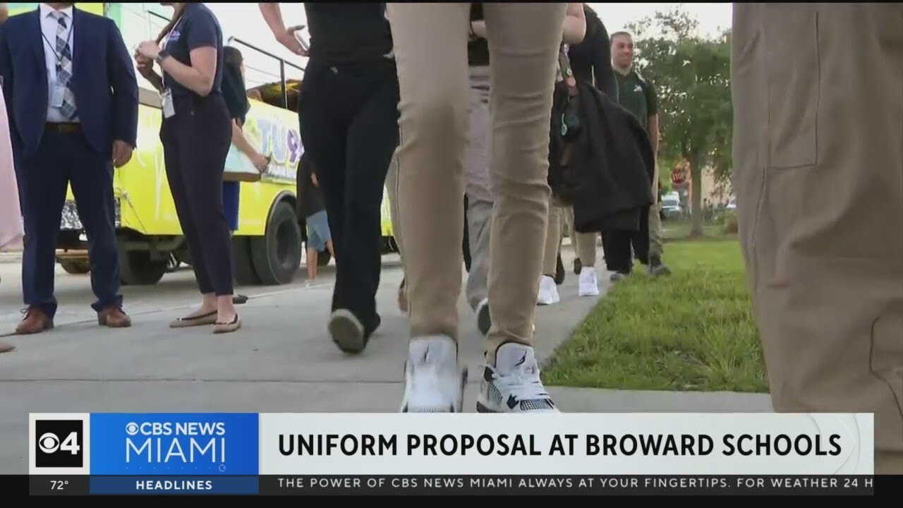 Broward School Board to vote on uniforms for students YouTube