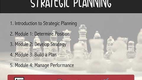 Strategic Planning Course Introduction