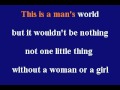 James brown   this is a mans world  karaoke