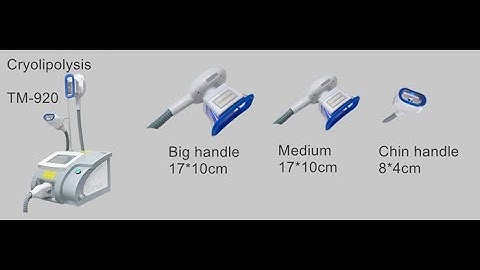 TM 920 cryolipolysis machine portale 3 size handles Tingmay