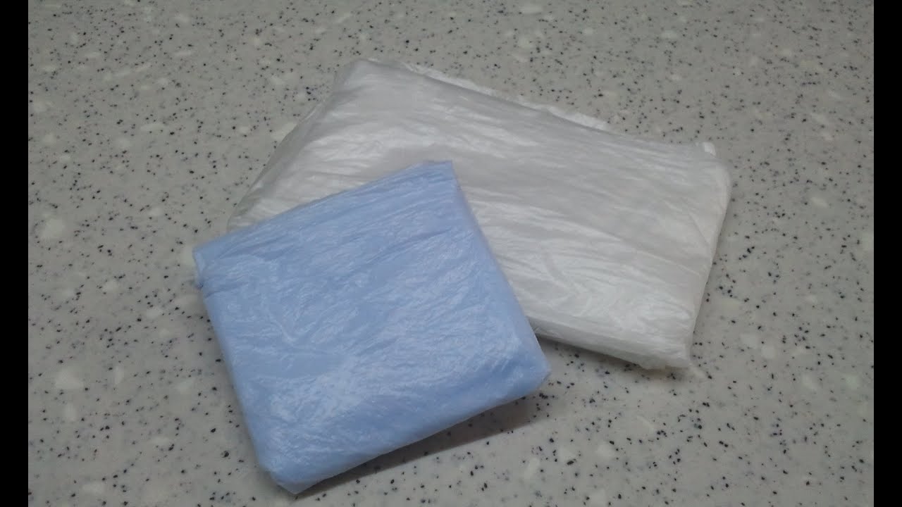 [OCD] How to fold plastic bags YouTube