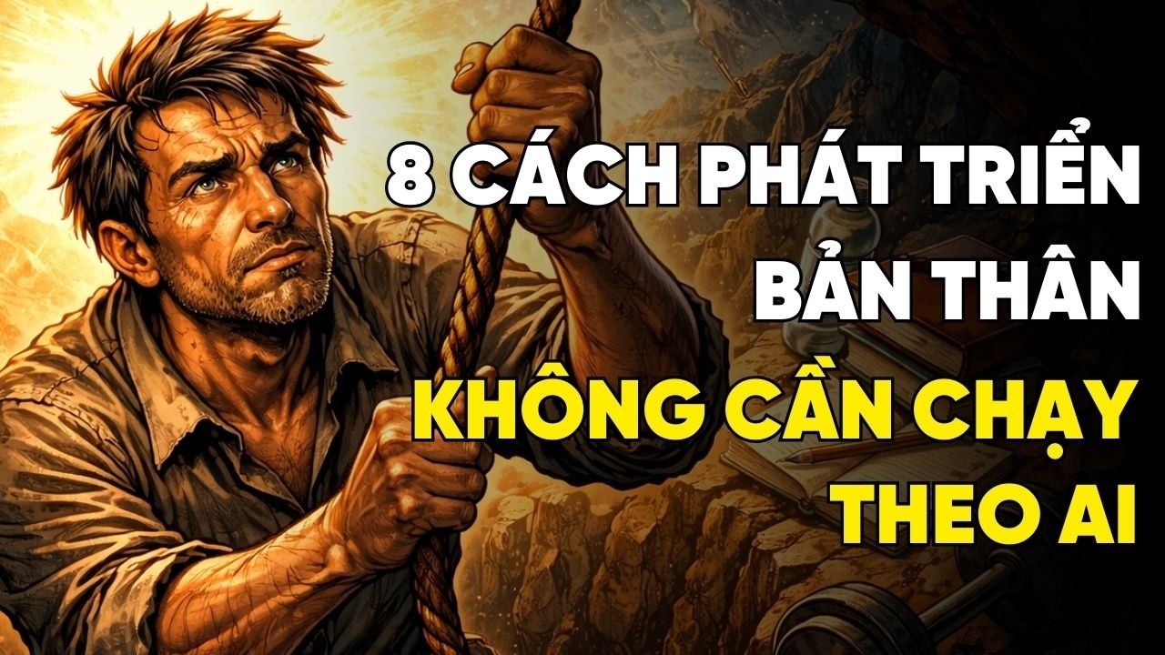 8 cách phát triển bản thân mà không cần chạy theo ai