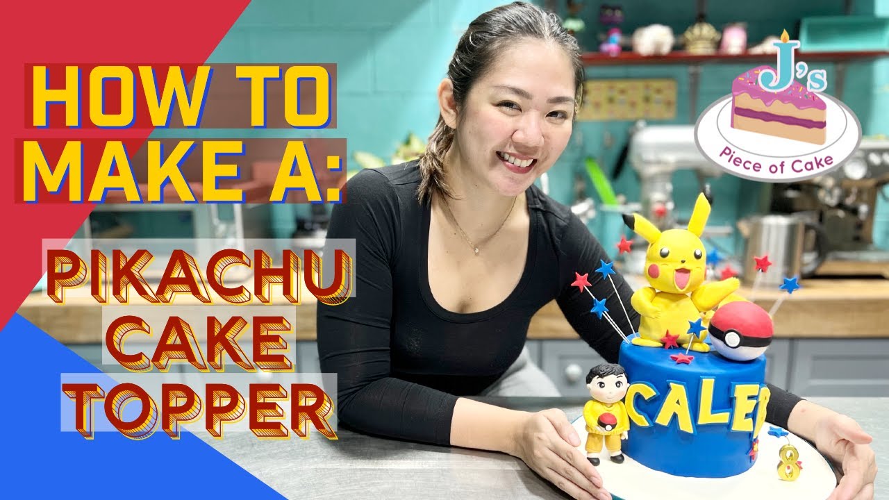 How to: DIY Pikachu Fondant Cake Topper