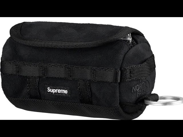 SUPREME X NORTH FACE MINI DUFFLE BAG KEY CHAIN FULL UNBOXING