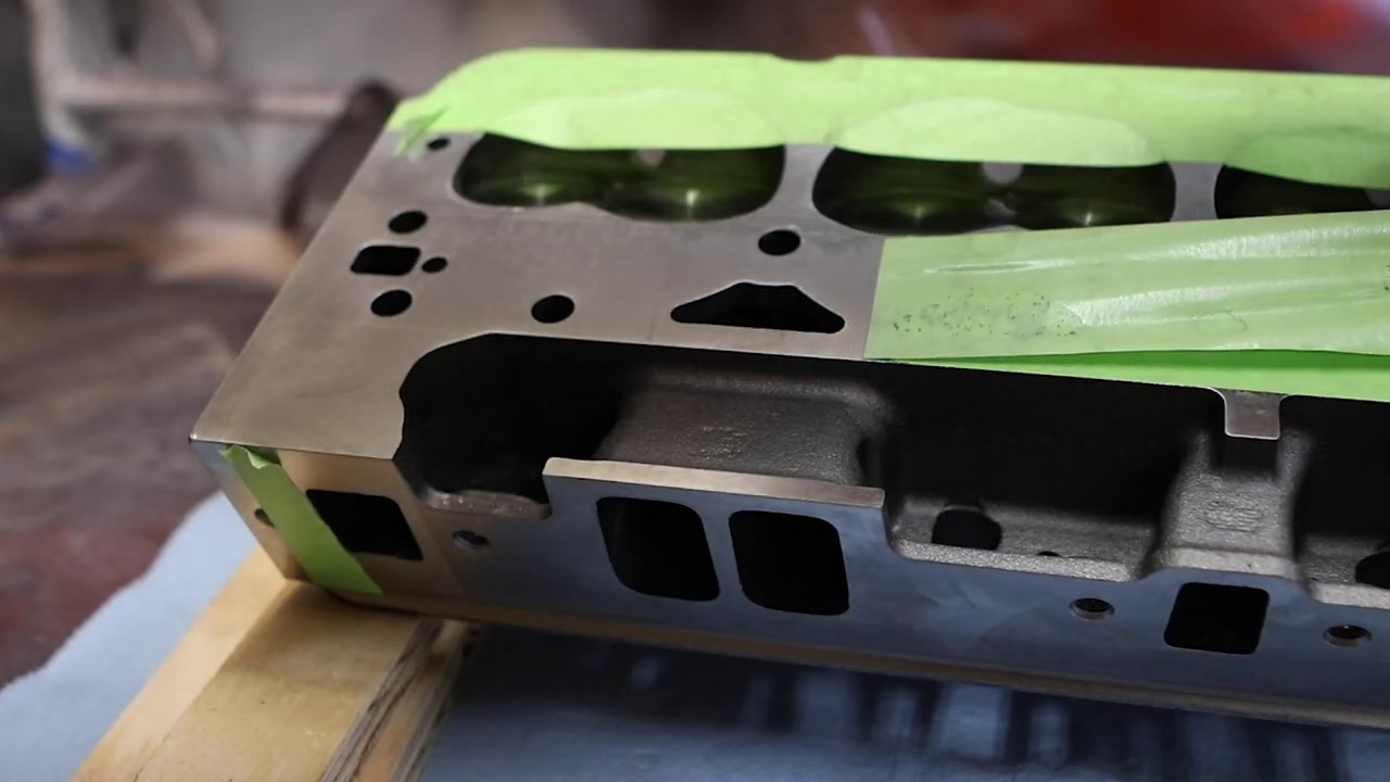 Summit heads for SBC 350 machining debris YouTube