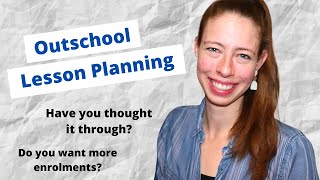 Lesson Planning for Outschool Teachers- Lesson Plan 2.0