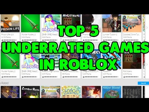 Top 5 Underrated Games In Roblox Youtube - best underrated roblox games