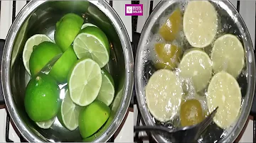 ¿Por qué se hierven los limones?