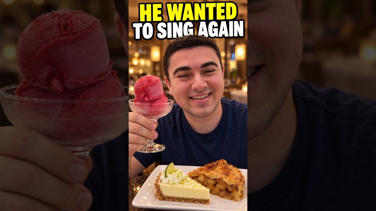 Our server begged to sing to us 🎤