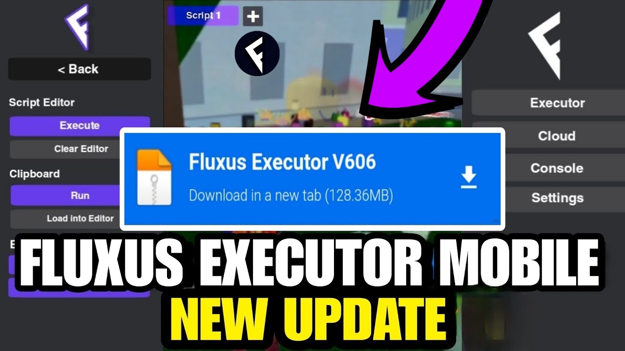 Fluxus Coral New Update v602 🟣 Fluxus Executor Mobile