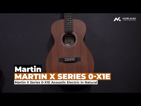 Martin X Series O-X1E Acoustic Electric In Natural