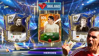 BEST PRIME HEROES & TOTY ICONS PACK OPENING + PRIME HEROES EXCHANGES | FC MOBILE TEAM GAMEPLAY