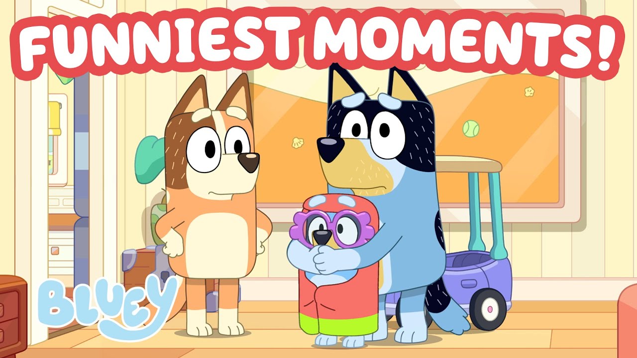 🔴LIVE: Hilarious Bluey Moments 😆 💙 | Bluey's Try Not to Laugh | Bluey