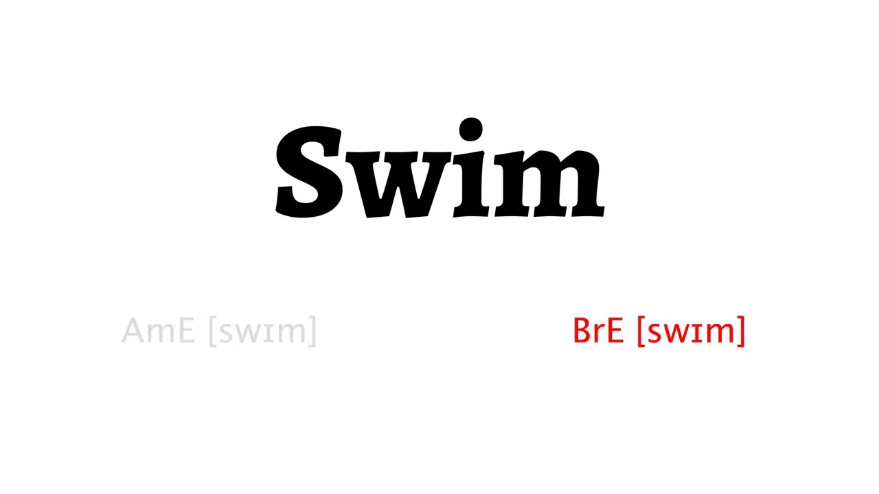 How To Pronounce Swim