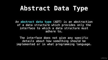 1.1  Abstract data types Introduction