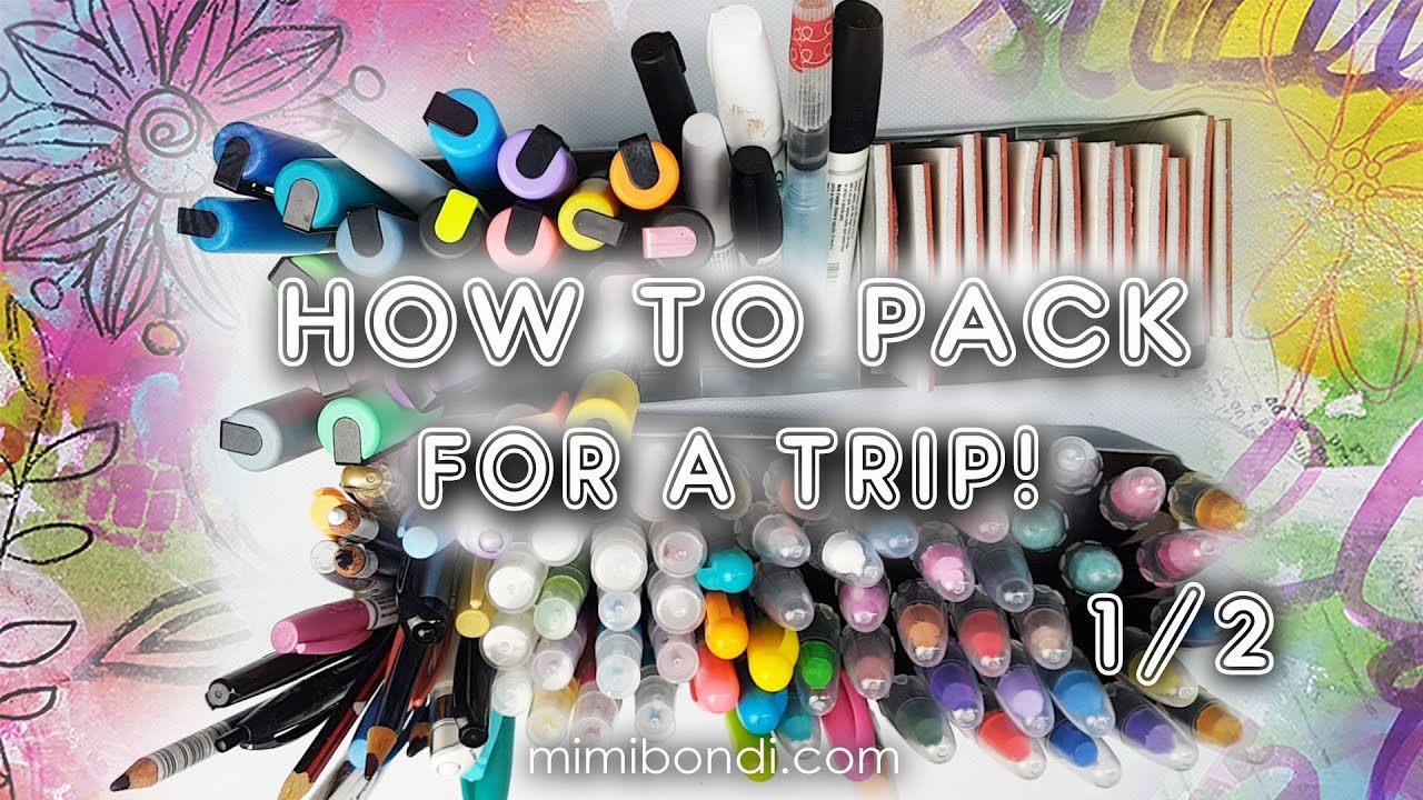 How to Pack Art Supplies for a Vacation — Art by Monica