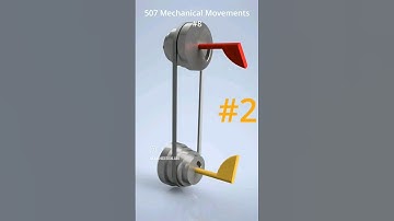 #8 - 507 Mechanical Movements #autodeskinventor #cad #simulation #engineering #Mechanical #shorts