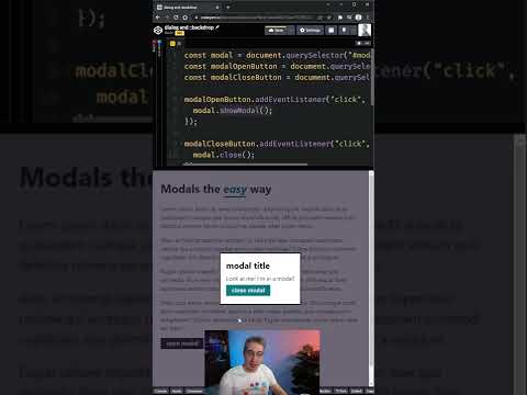 ვიდეო: რა არის მოდალური კლასი HTML-ში?