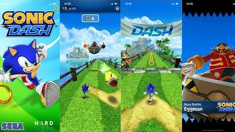 Sonic Dash - Endless Runner. iOS/Android Gameplay. IMbuzz GAMING.