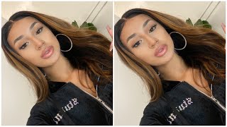 HIGHLIGHTED BROWN LACE FRONT WIG GRWM (ft Tinashe Hair)