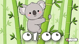 1 Minute Timer ⏱️ | Background Music | Adorable Koala 🐨💕 | Bledsoe Teacher Tools