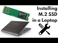 Installing a M.2 SSD into a Laptop