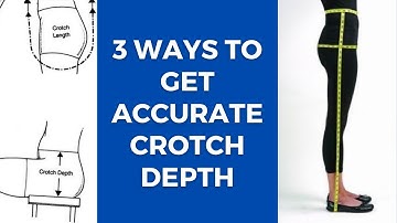 3 WAYS TO GET ACCURATE CROTCH DEPTH | HOW TO TAKE BODY MEASUREMENTS FOR A FEMALE PANT | HIGH WAIST