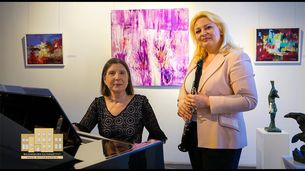 Denitsa Laffchieva Klarinette Maria Prinz Klavier Konzert 20 03 2021 BKI Haus Wittgenstein 