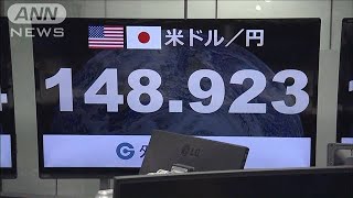 円相場は乱高下　政府がけさも為替介入の可能性(2022年10月24日)