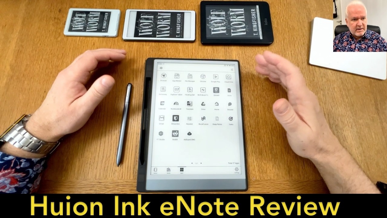 My Huion Ink e-ink Tablet Review - YouTube