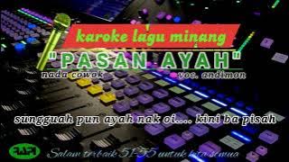 Lagu minang karaoke pasan ayah voc. Andimon