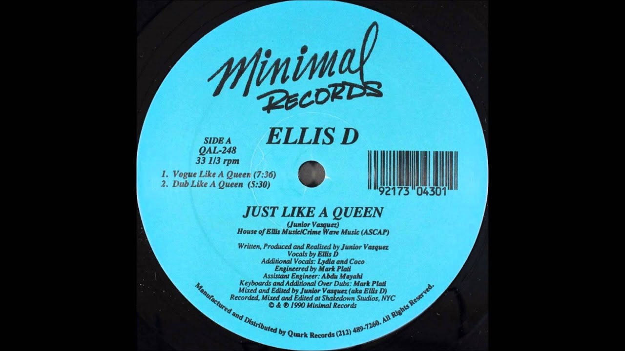 Ellis D - Just Like A Queen (Vogue Like A Queen)