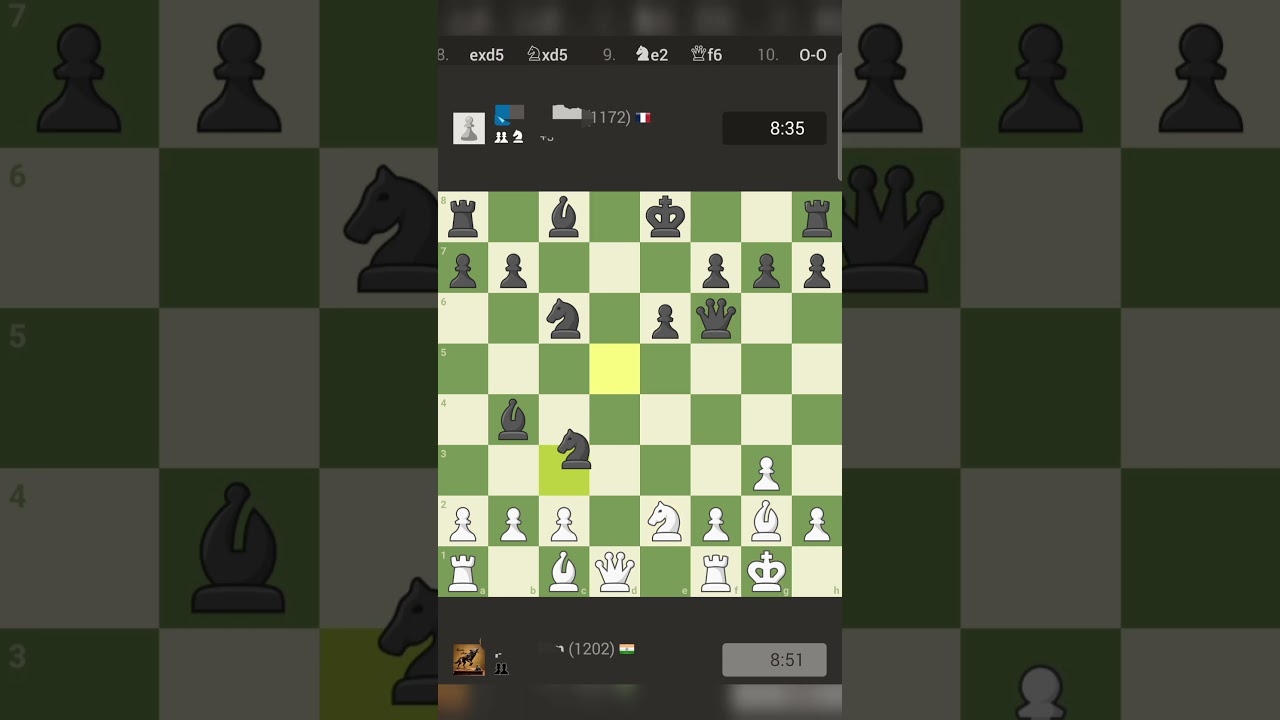 Brilliant tectic to checkmate. what was the best move for black?  