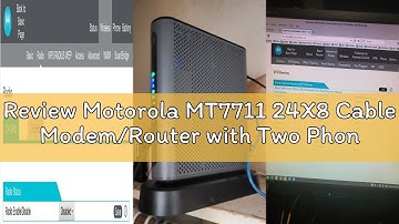 Review Motorola MT7711 24X8 Cable Modem/Router with Two Phone Ports, DOCSIS 3.0 Modem, and AC1900 Du