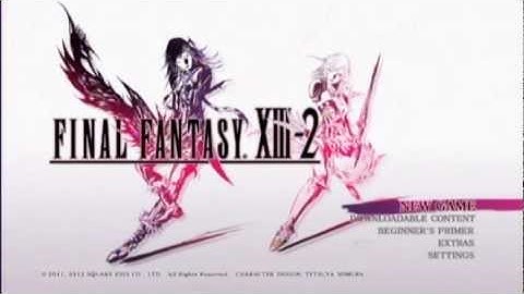 Final Fantasy XIII-2 Playthrough #001, Game Title Screens & Current Trophies